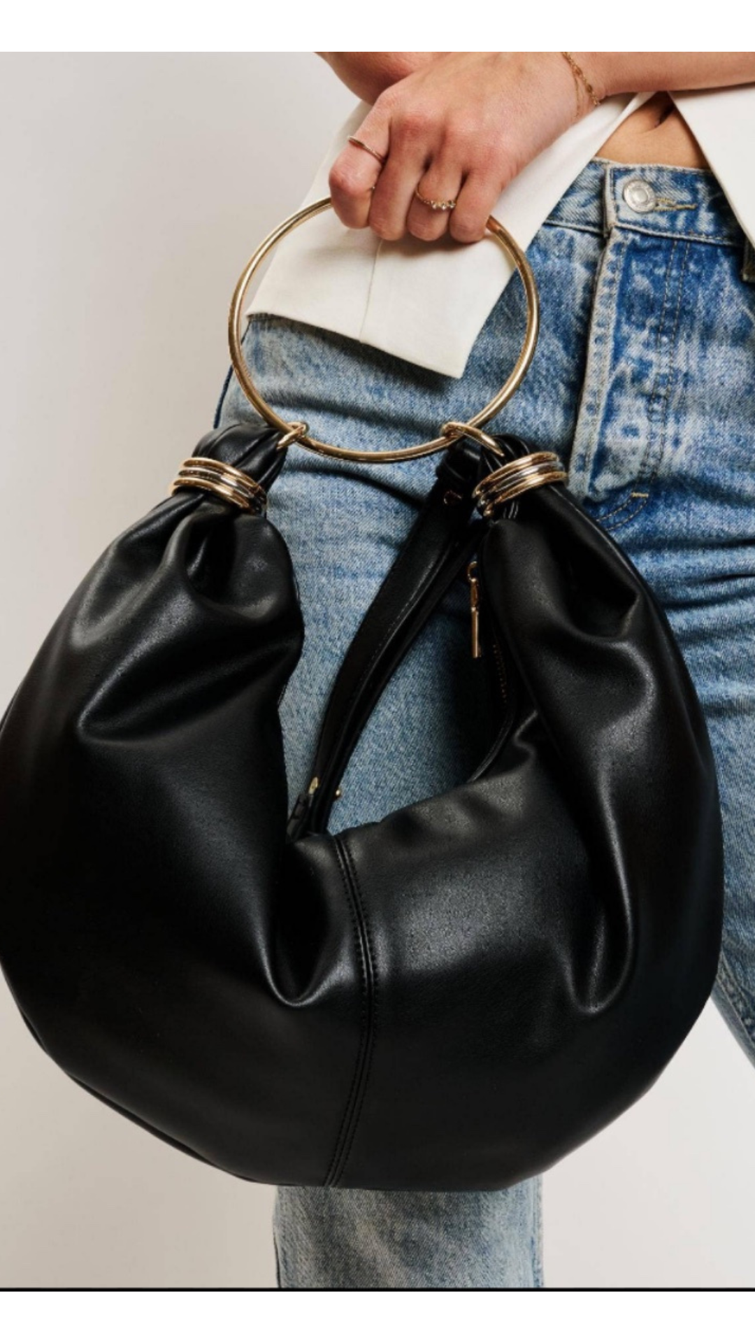 black crossbody bag