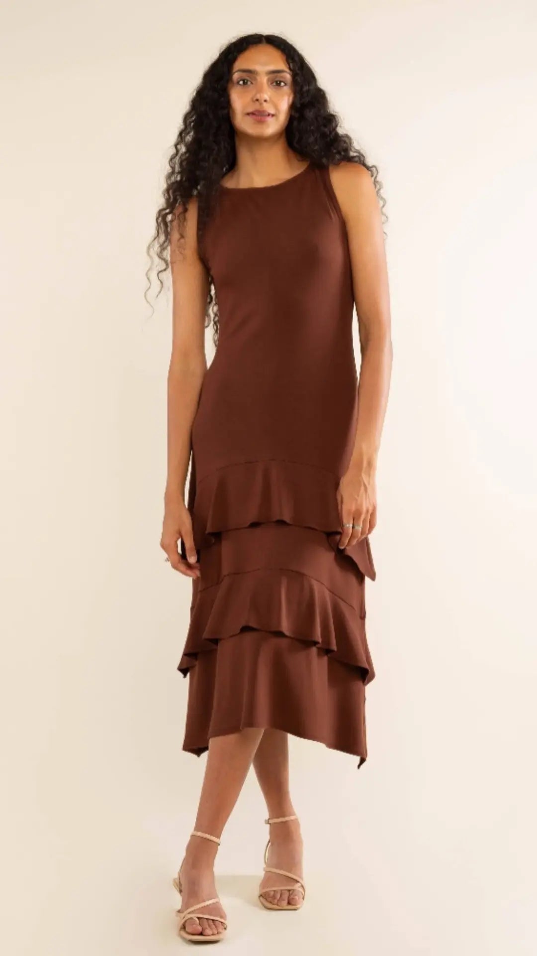 Delphi Tiered Ruffle Dress - U Pretty Things