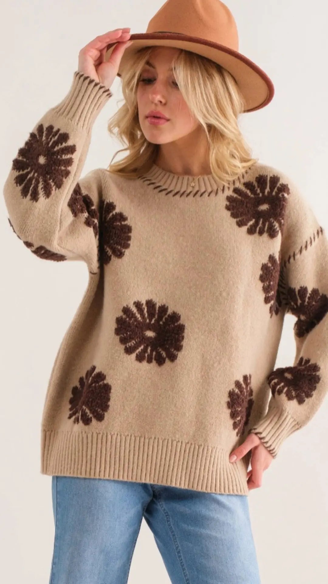Wildflower Knit Sweater - U Pretty Things