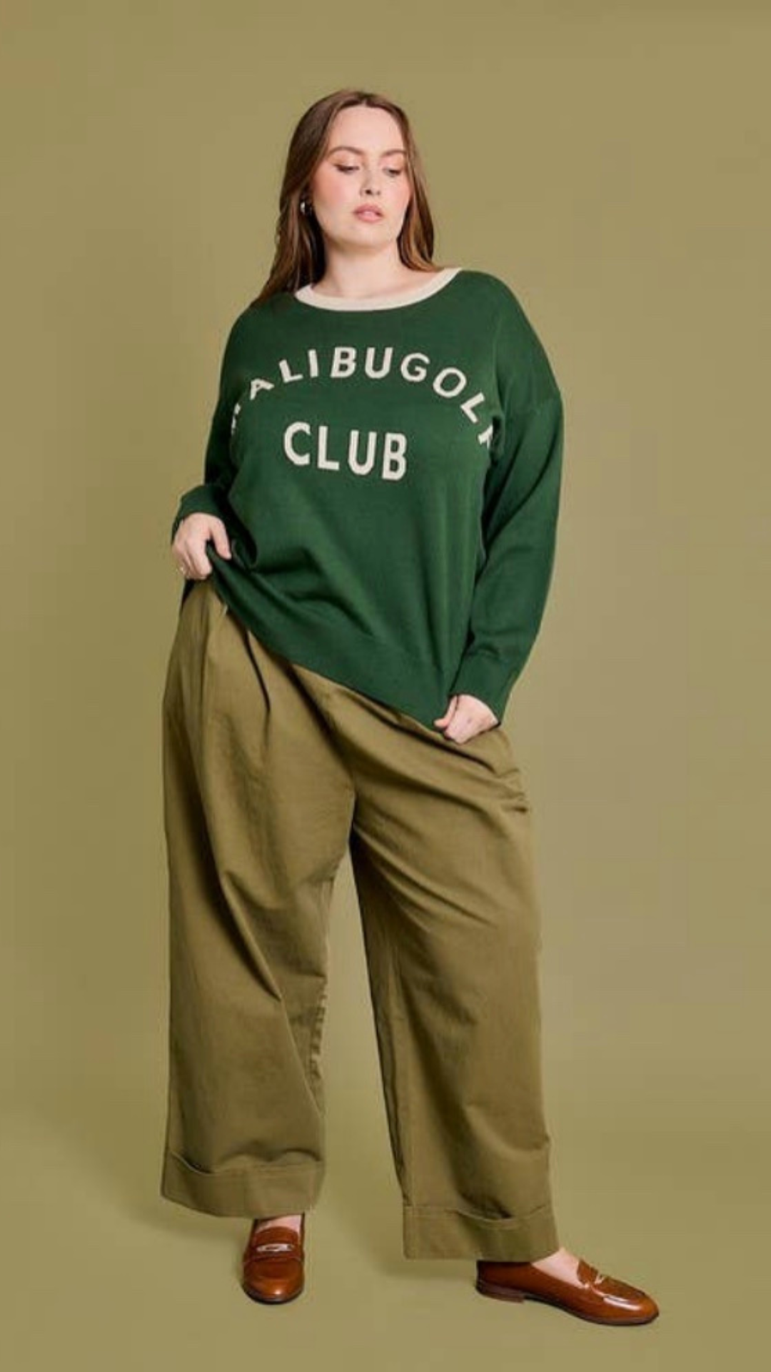 PLUS MALIBU GOLF CLUB SWEATER