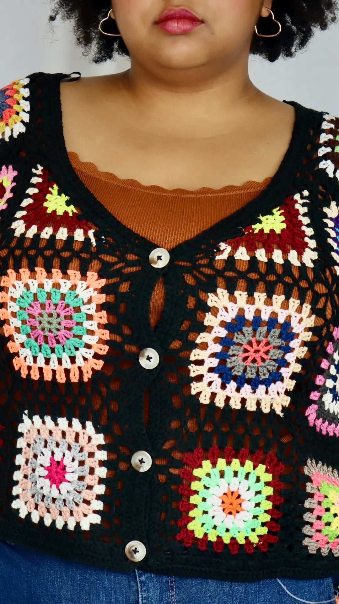 Electric Garden Crochet Cardigan - U Pretty Things
