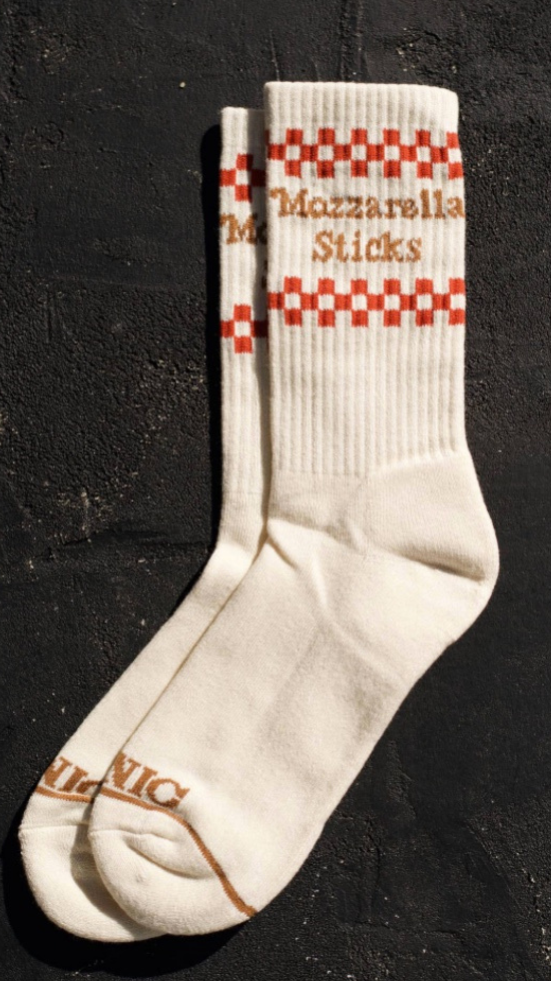 Mozzarella Stick crew socks