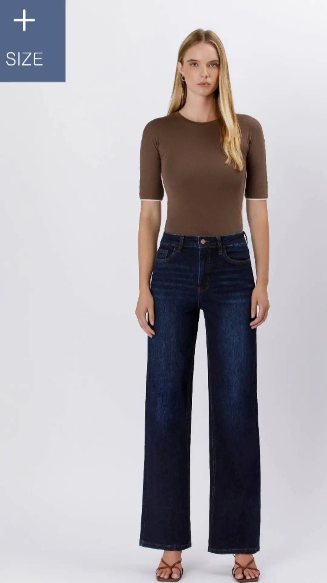 PLUS SIZE 90'S VINTAGE SUPER HIGH RISE JEANS - U Pretty Things