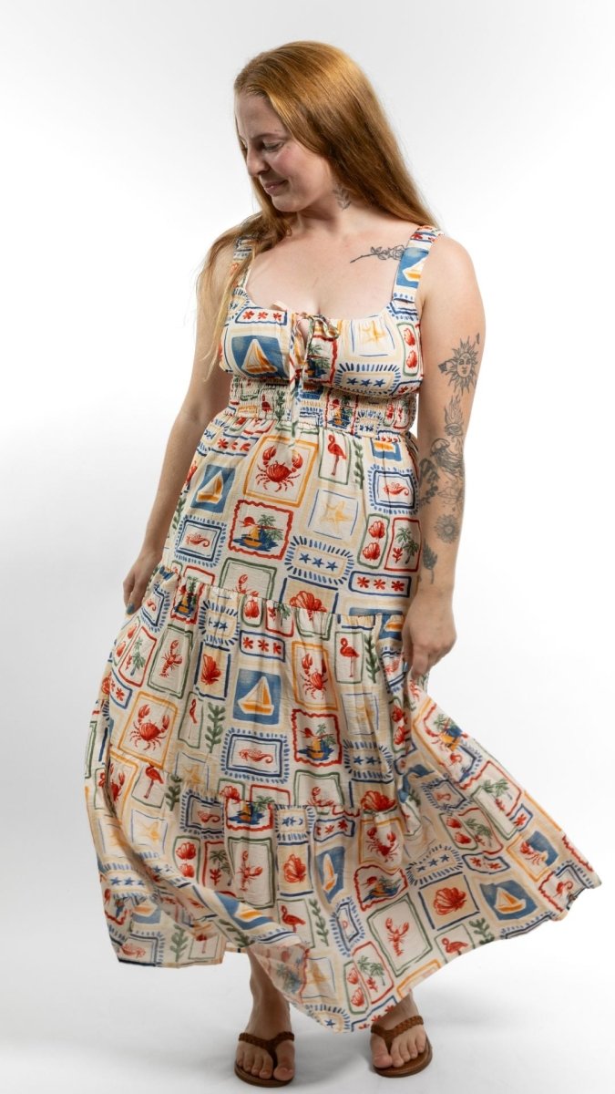 Coastal Postcard Midi - U Pretty Things