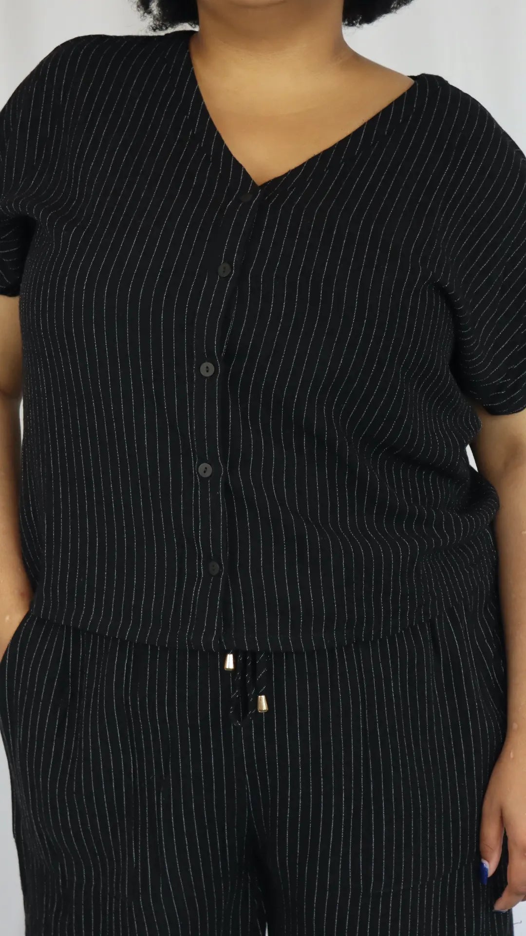 Plus - The Power Stripe Top - U Pretty Things