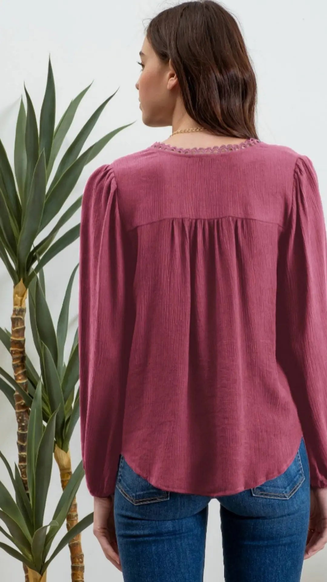 Blush Bloom Eyelet Top - U Pretty Things