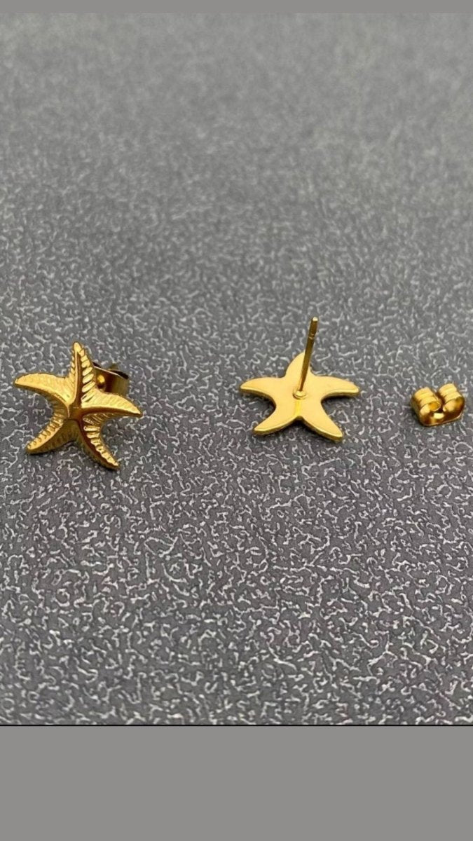 Coastal Starfish Studs - U Pretty Things