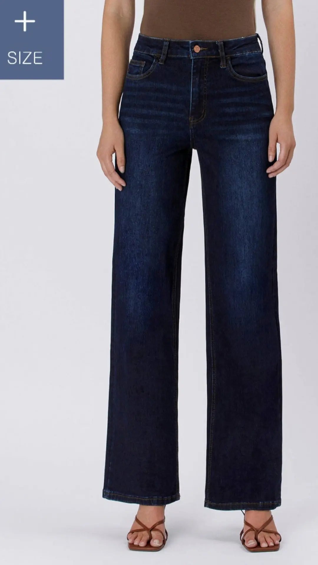 PLUS SIZE 90'S VINTAGE SUPER HIGH RISE JEANS - U Pretty Things
