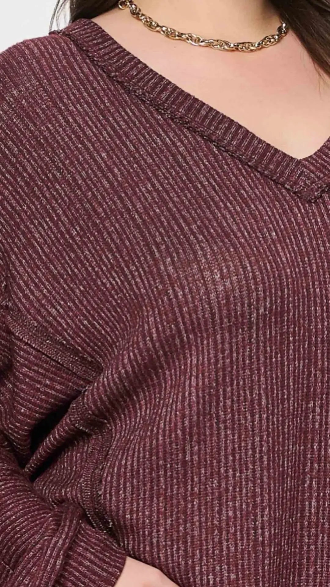 Plum Luxe Knit Top - U Pretty Things