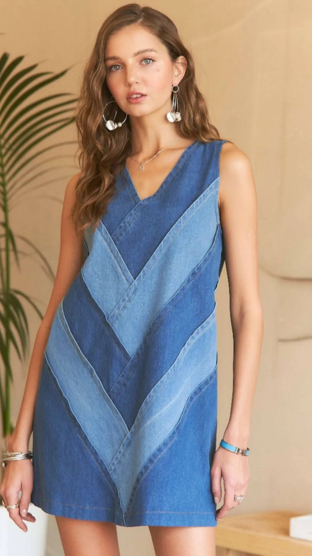 The Chevron Crush Dress - U Pretty Things