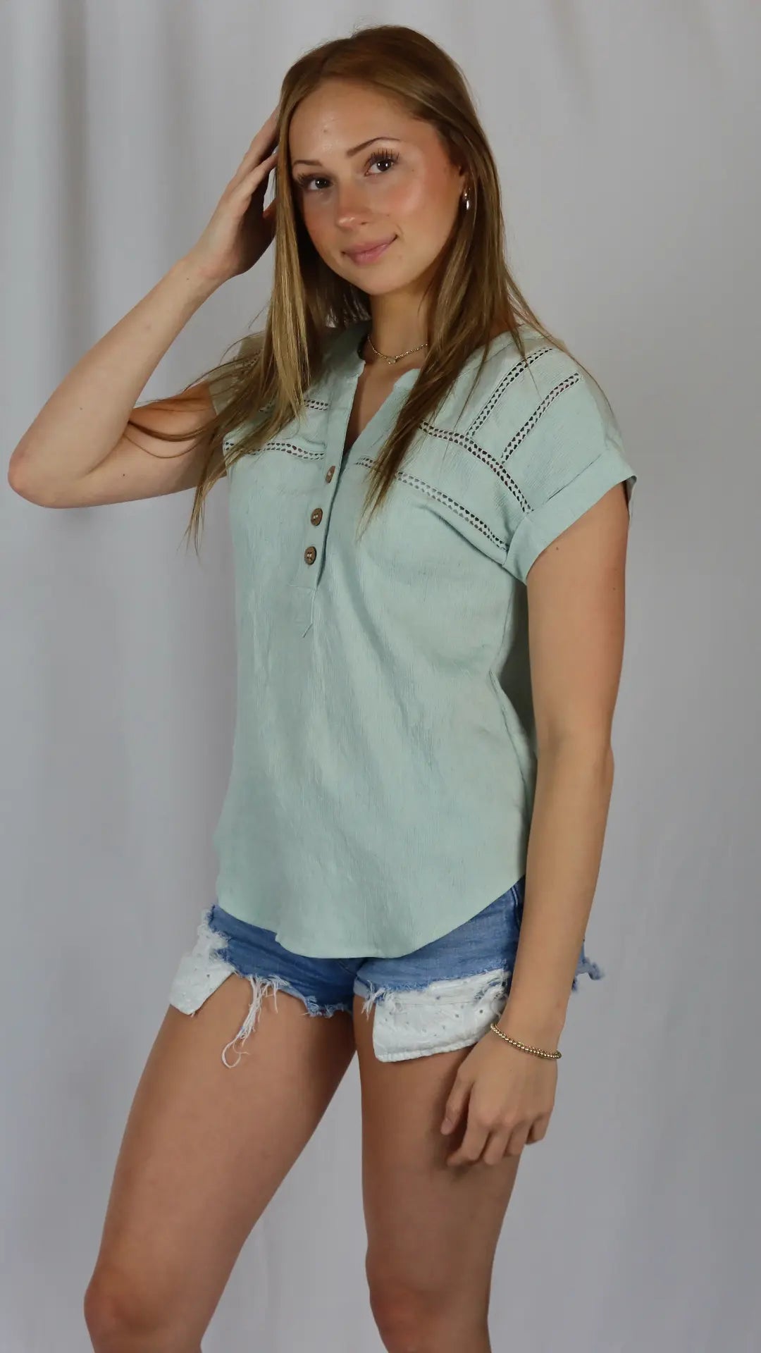 Meadow Mist Top - U Pretty Things