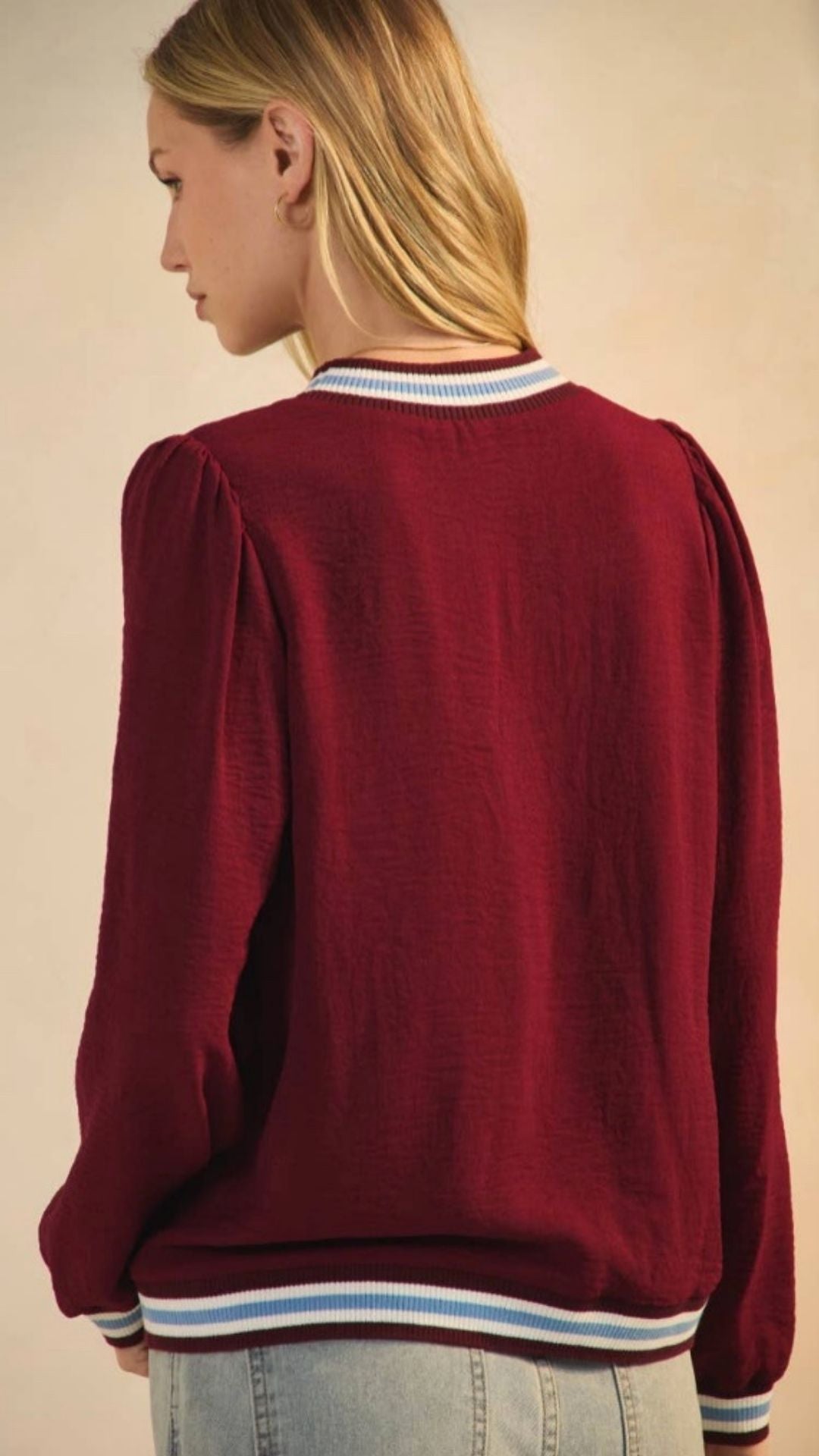 Plus - City Stripe Top