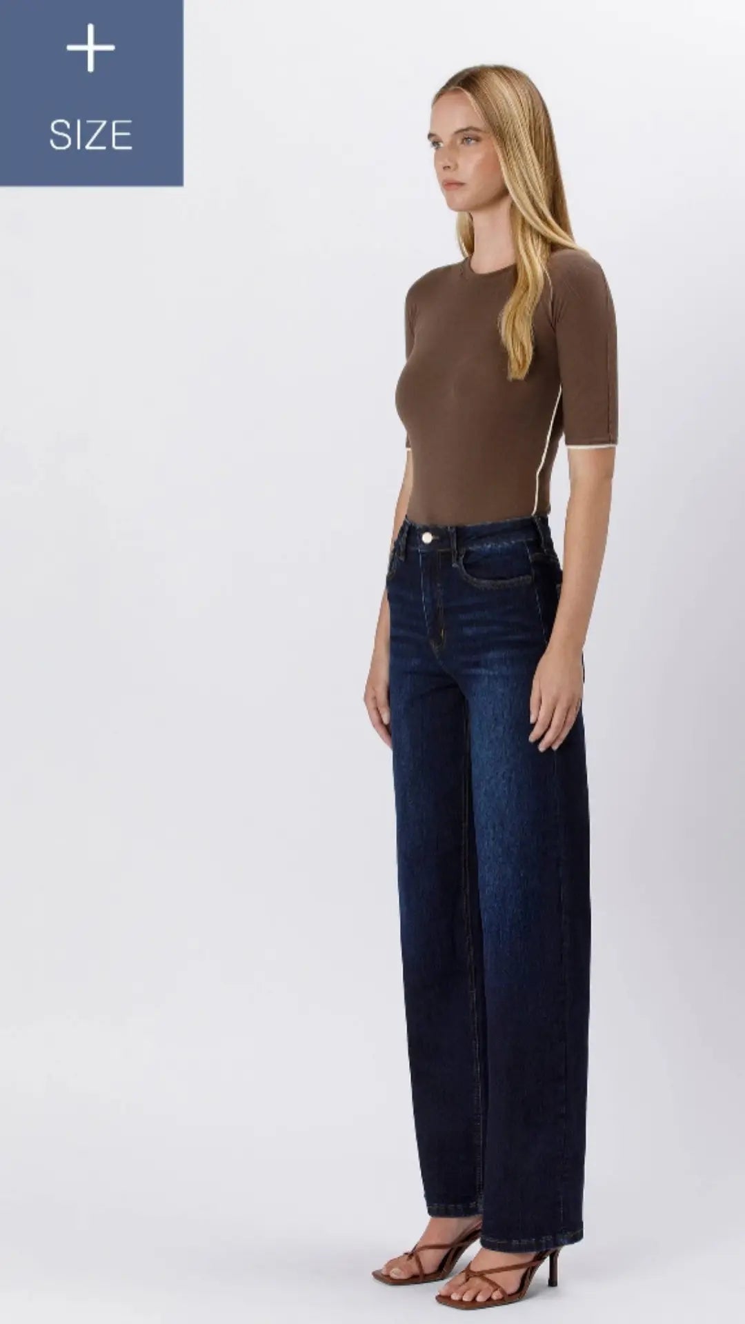 PLUS SIZE 90'S VINTAGE SUPER HIGH RISE JEANS - U Pretty Things