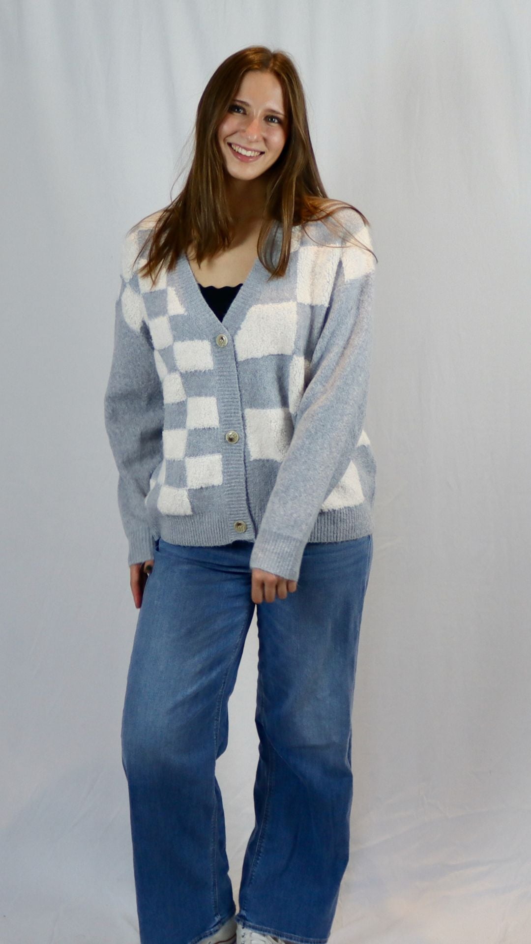 Silver Square Cardigan