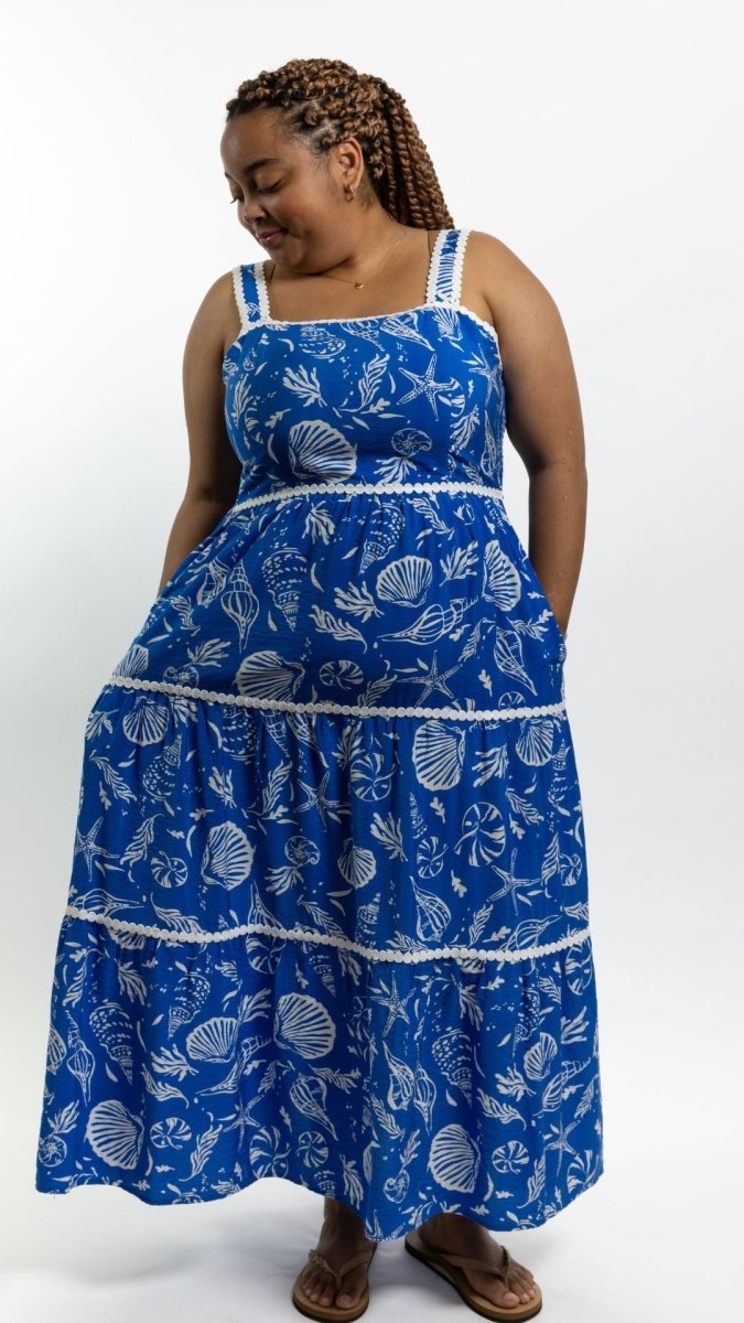 Tidal Treasures Midi Dress - U Pretty Things