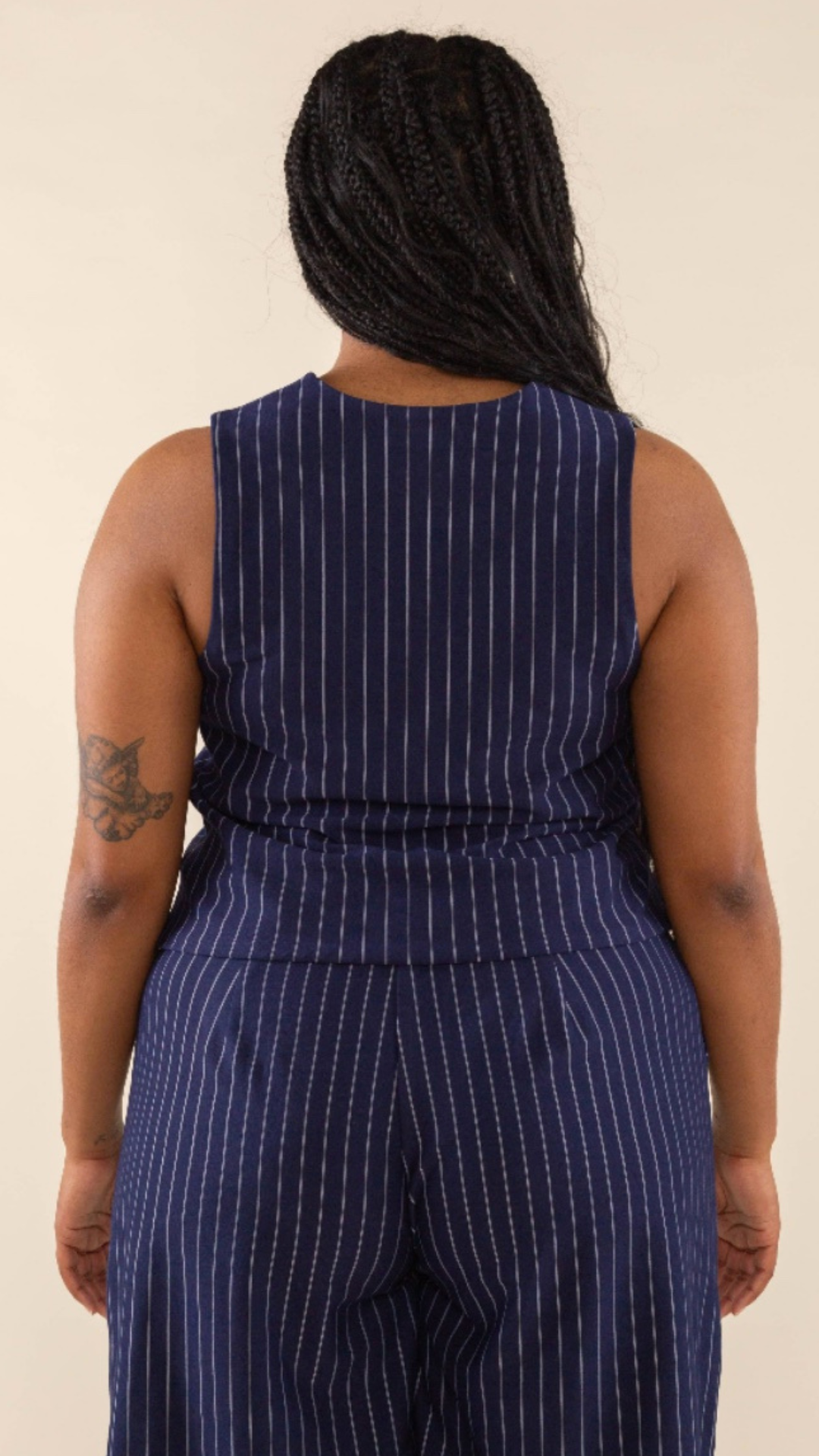 Power Line Pinstripe Vest