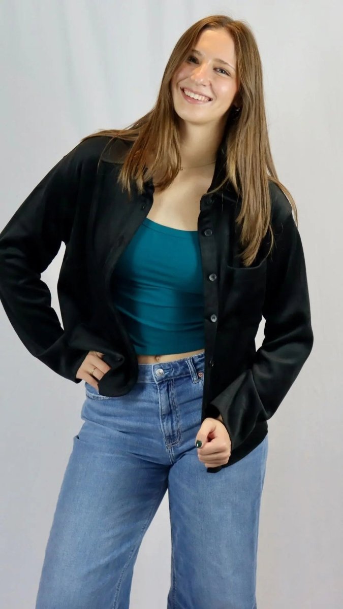 CORDUROY AND VELVET JACKET - U Pretty Things