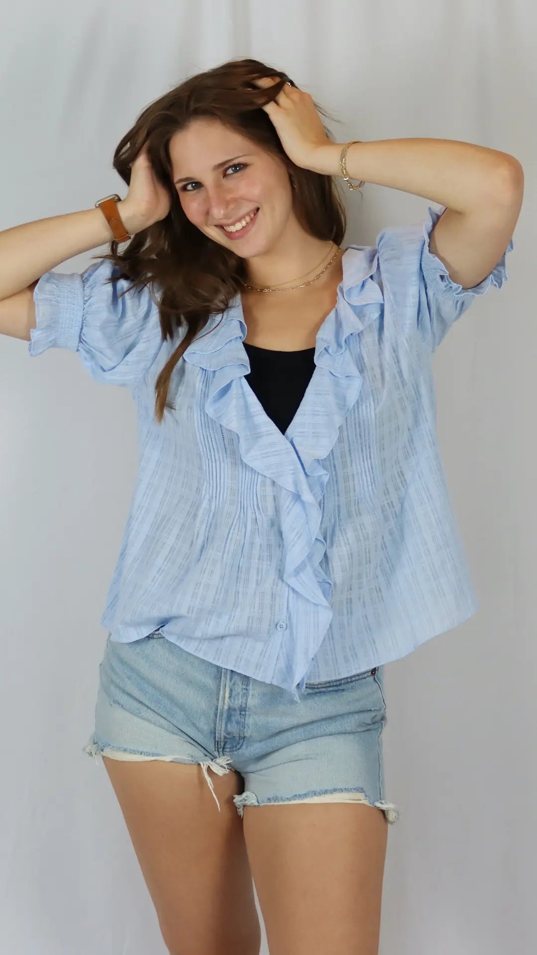 The Sweet Sky Blouse - U Pretty Things