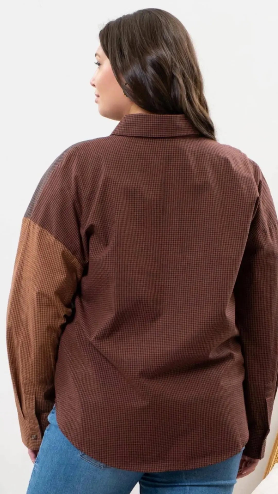 Plus Harvest Blend Button Down - U Pretty Things