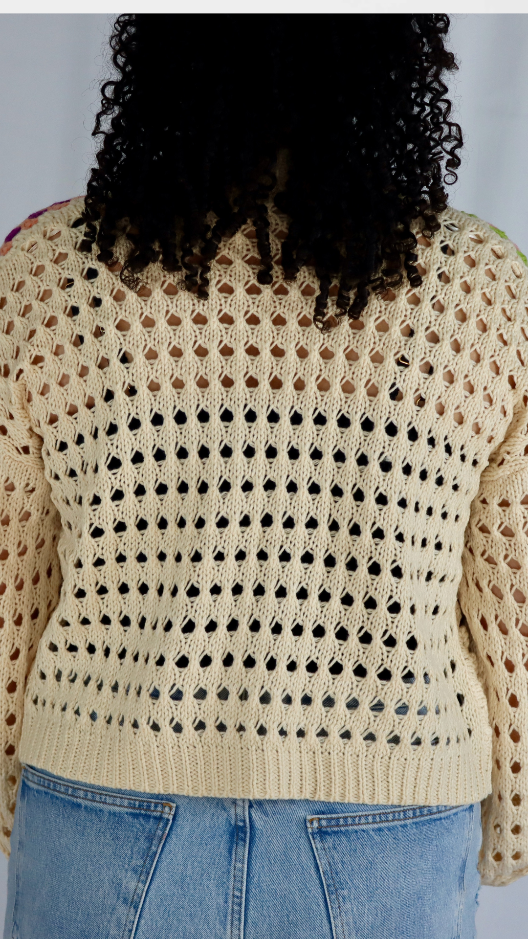 Burst of Color Patchwork Cardigan