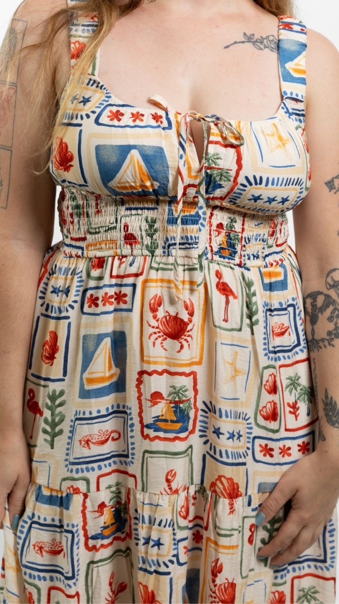 Coastal Postcard Midi - U Pretty Things