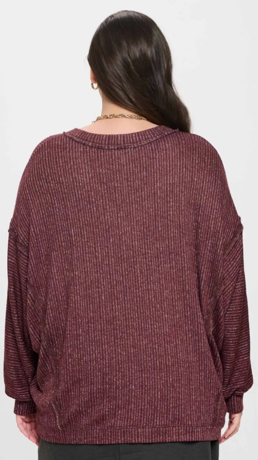 Plum Luxe Knit Top - U Pretty Things
