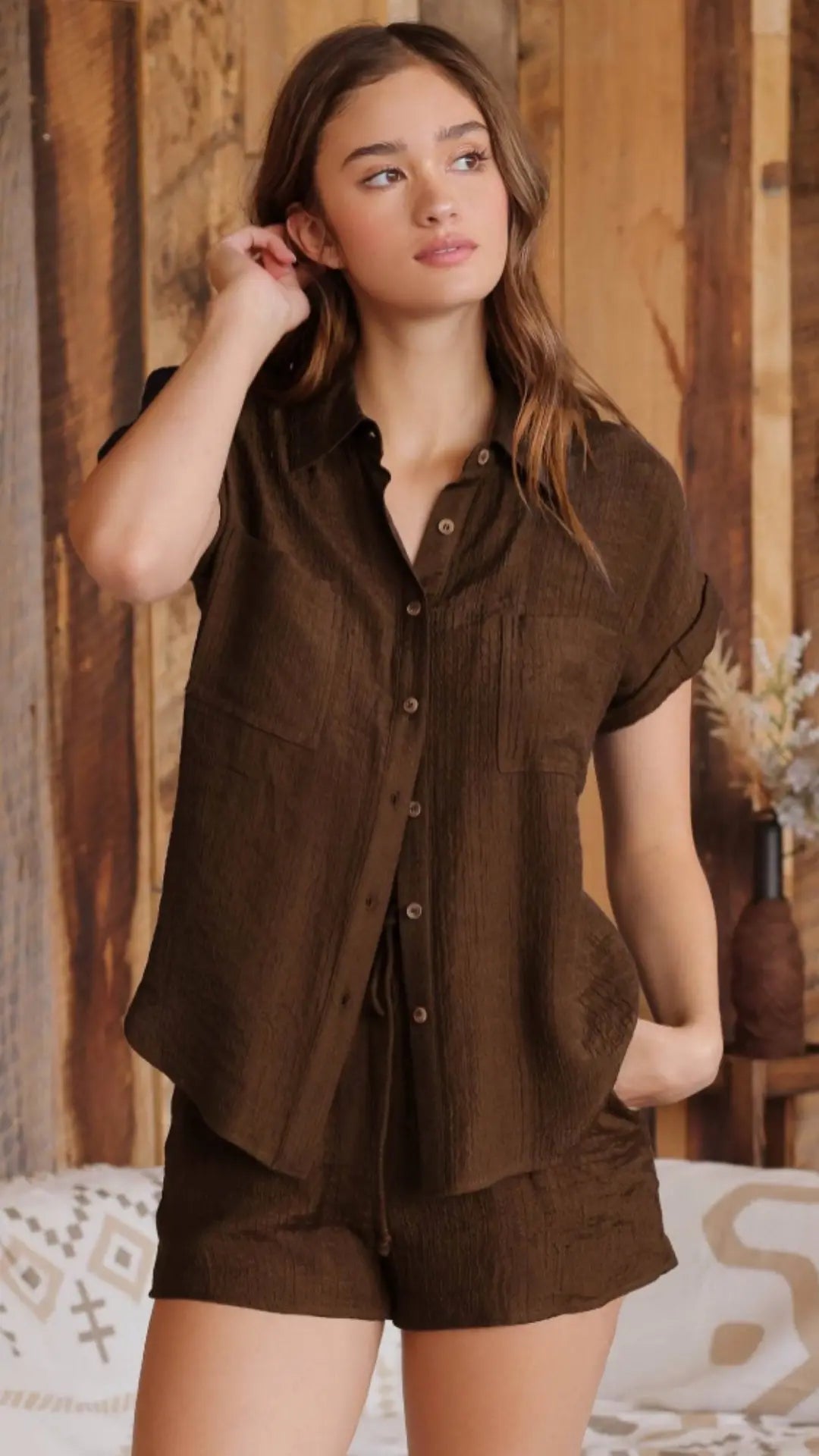 Mocha Mist Top - U Pretty Things
