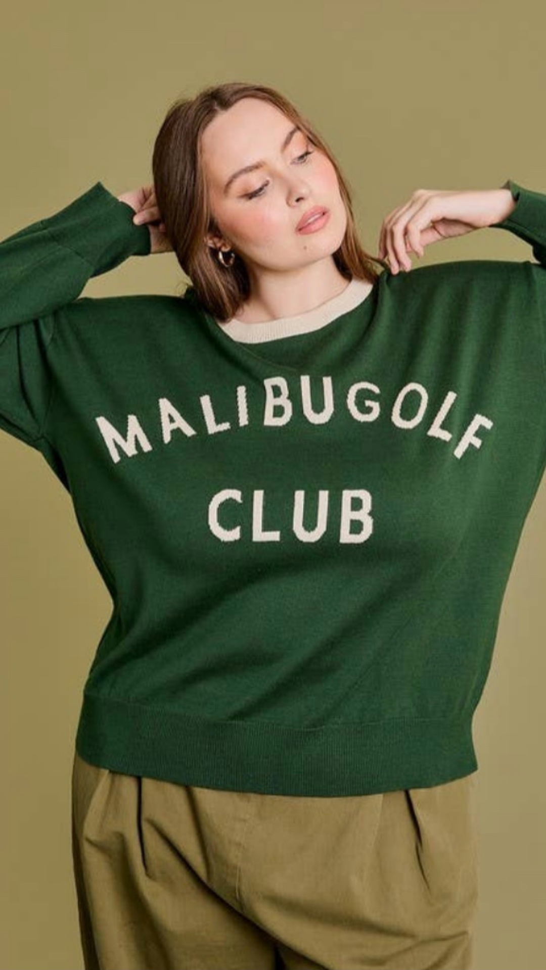 Light weight golf sweater