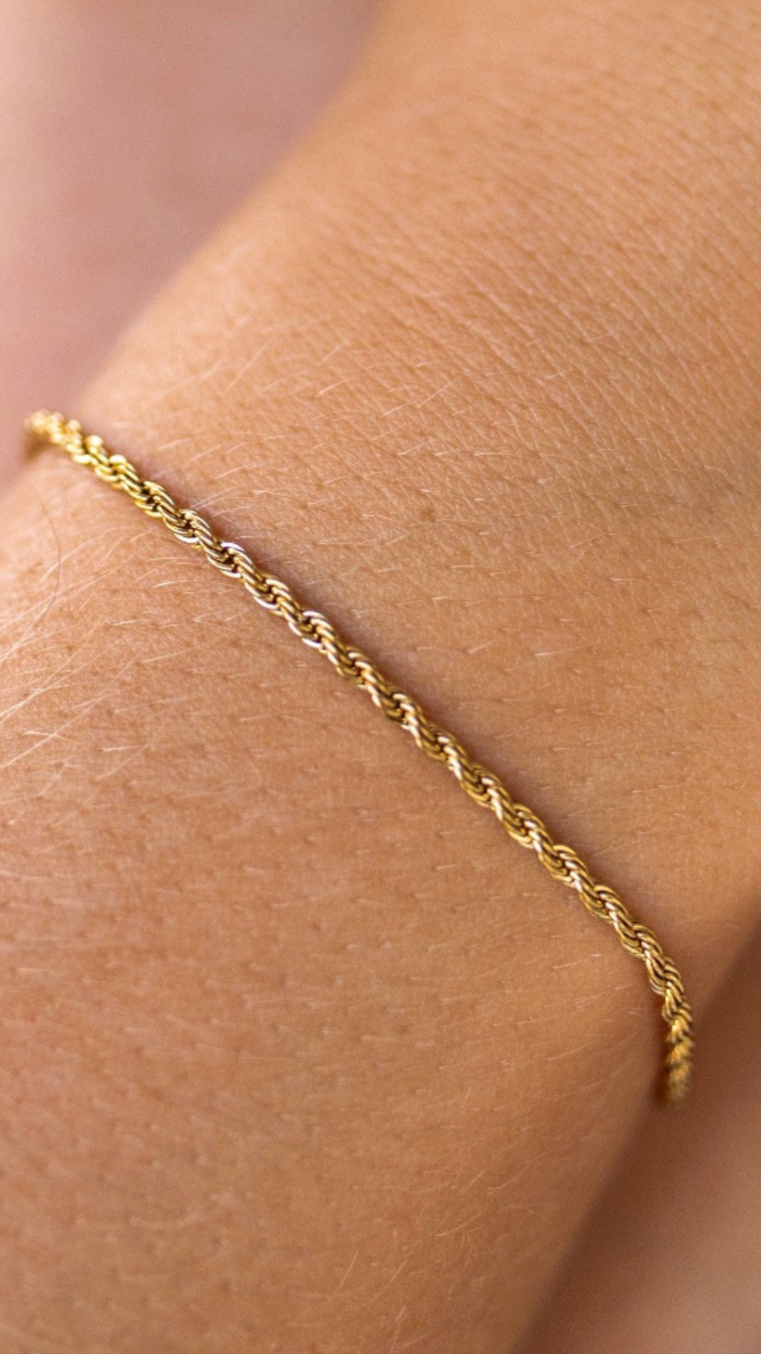 God twisted chain braclet