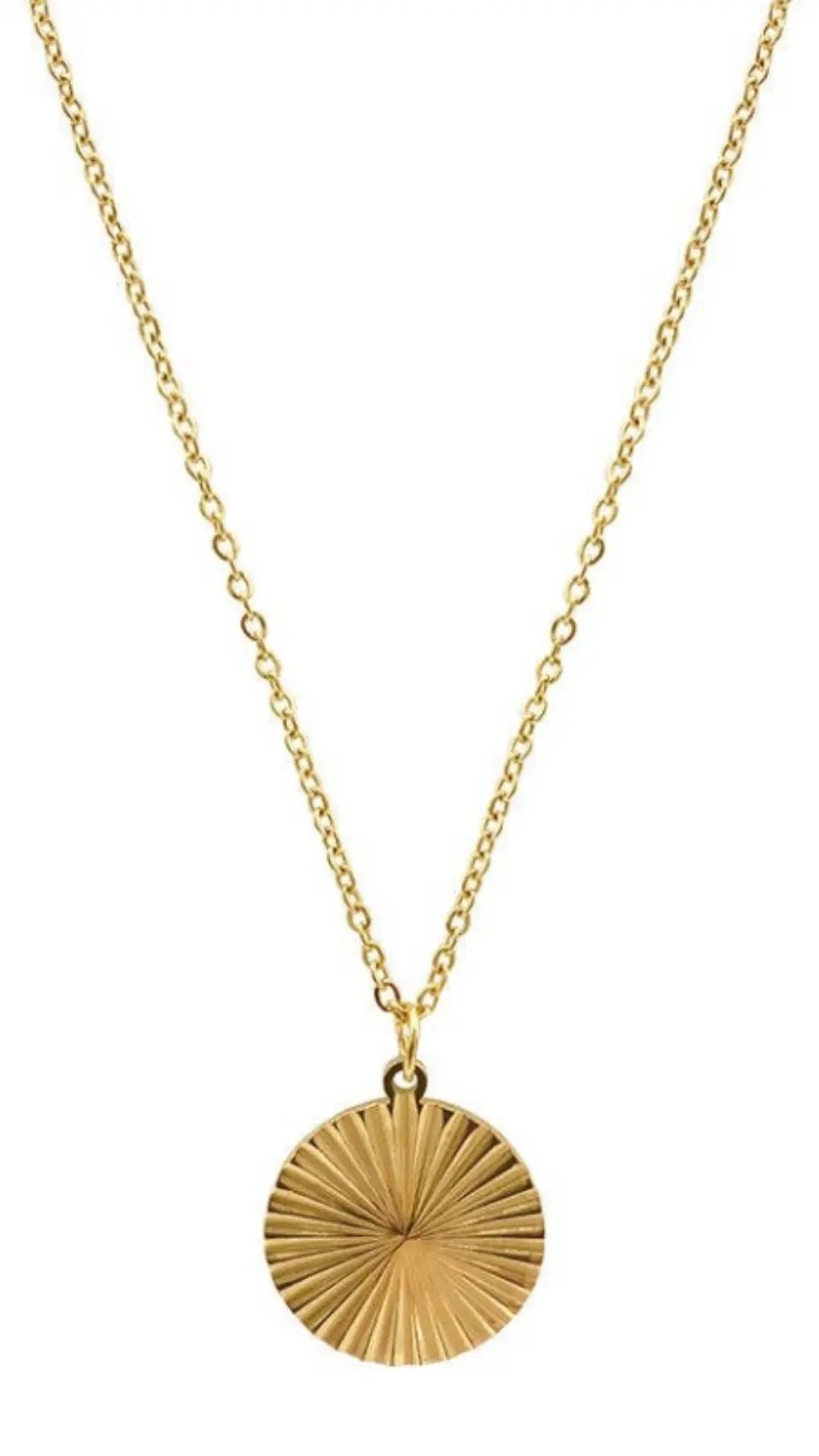 Solar Flare Medallion Necklace - U Pretty Things