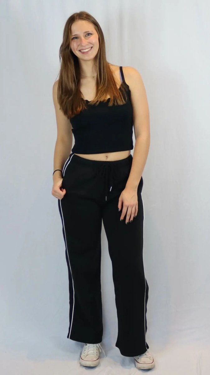 Easy Line Sweatpants - Black - U Pretty Things
