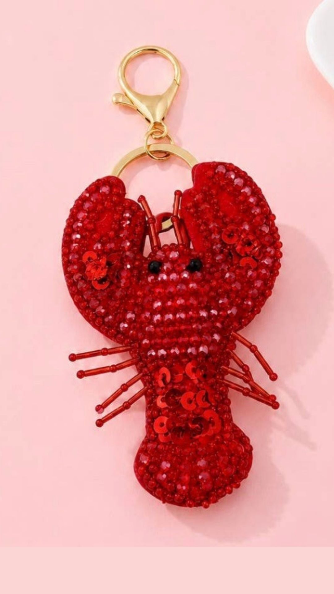 Beaded Lobster Keychains