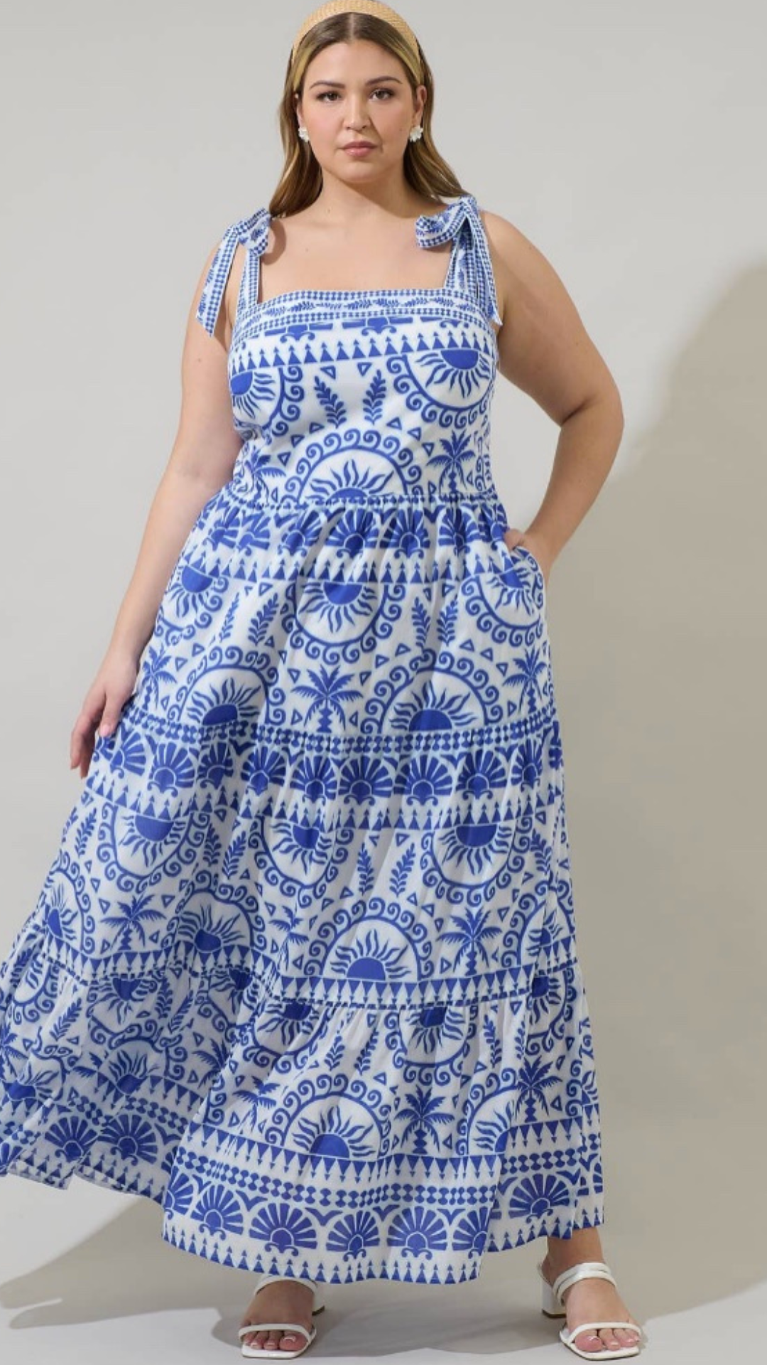Plus - Painted Skies Dress