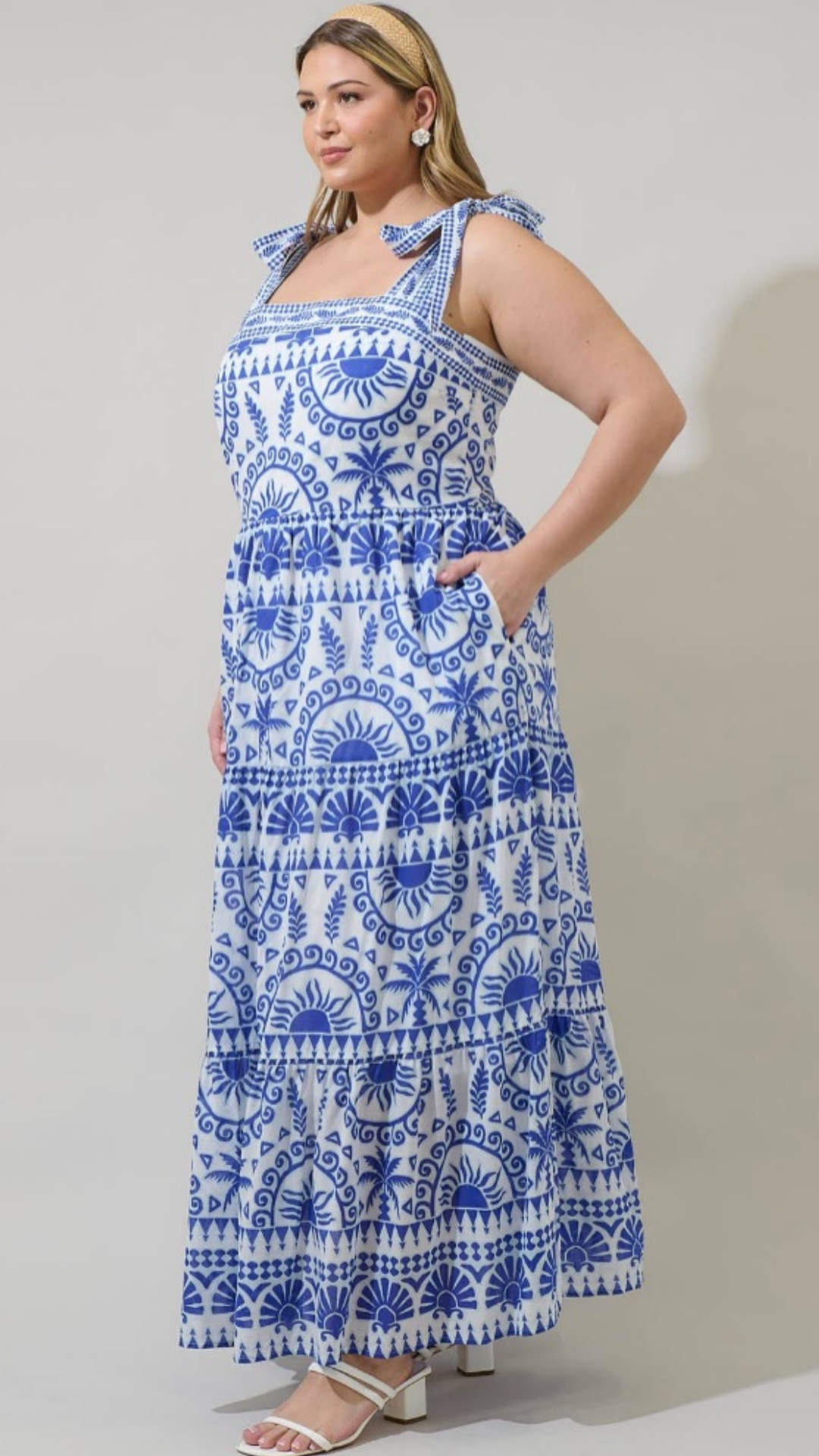 Plus - Painted Skies Dress