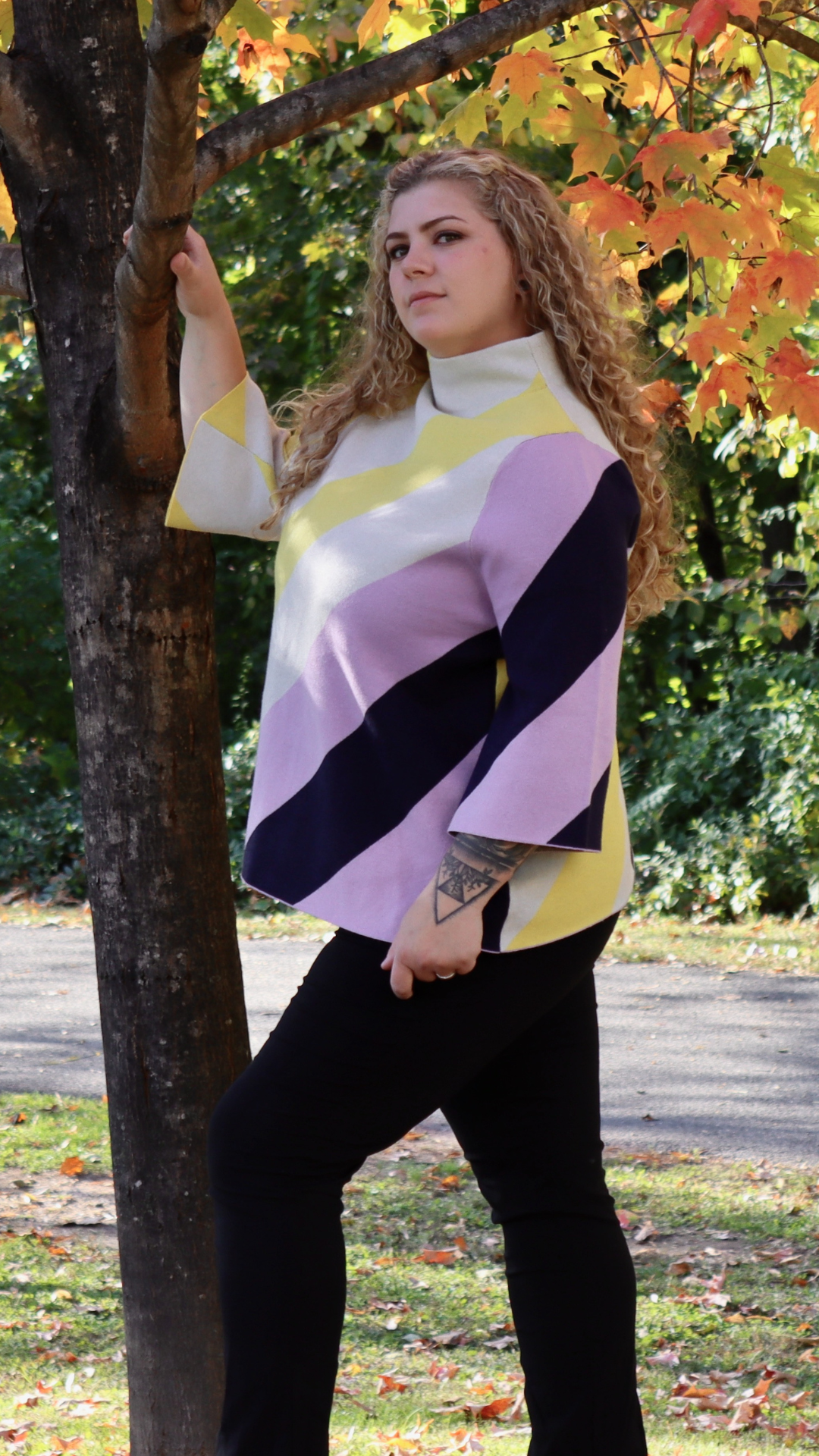 PLUS Modern Block Pullover