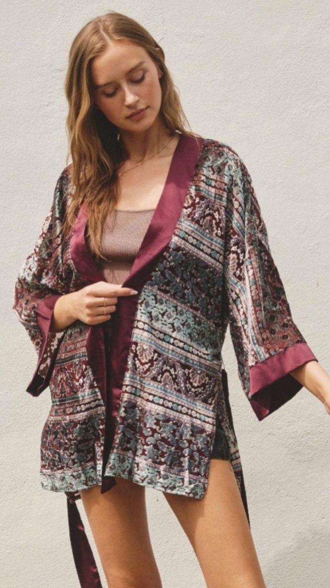 The Velvet Hour Kimono - U Pretty Things