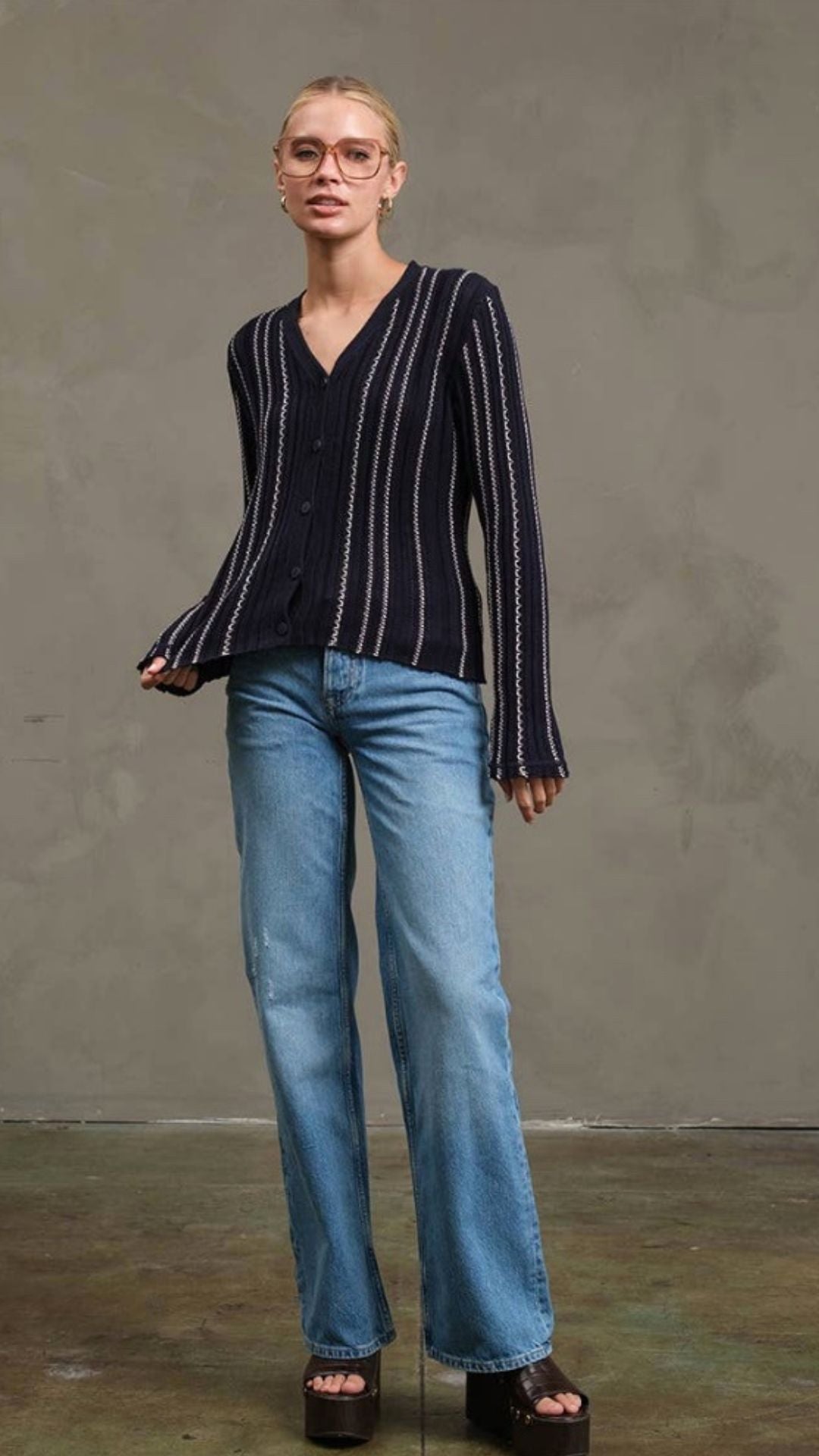 Wavy Days Cardigan