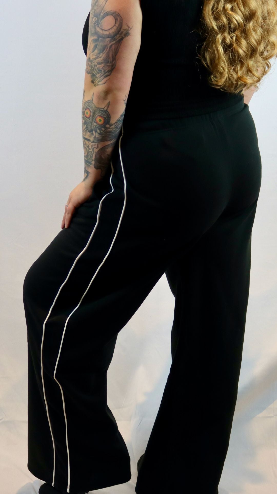 Plus - Easy Line Sweatpants  - Black