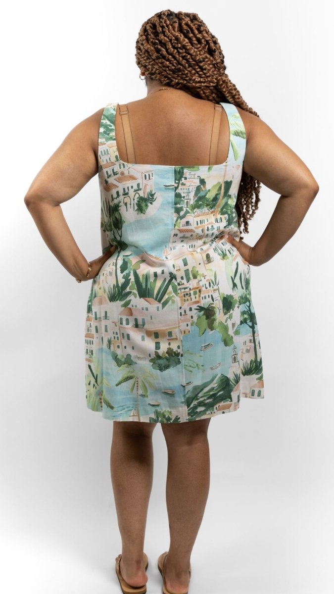 Santorini Poolside Mini Dress - U Pretty Things