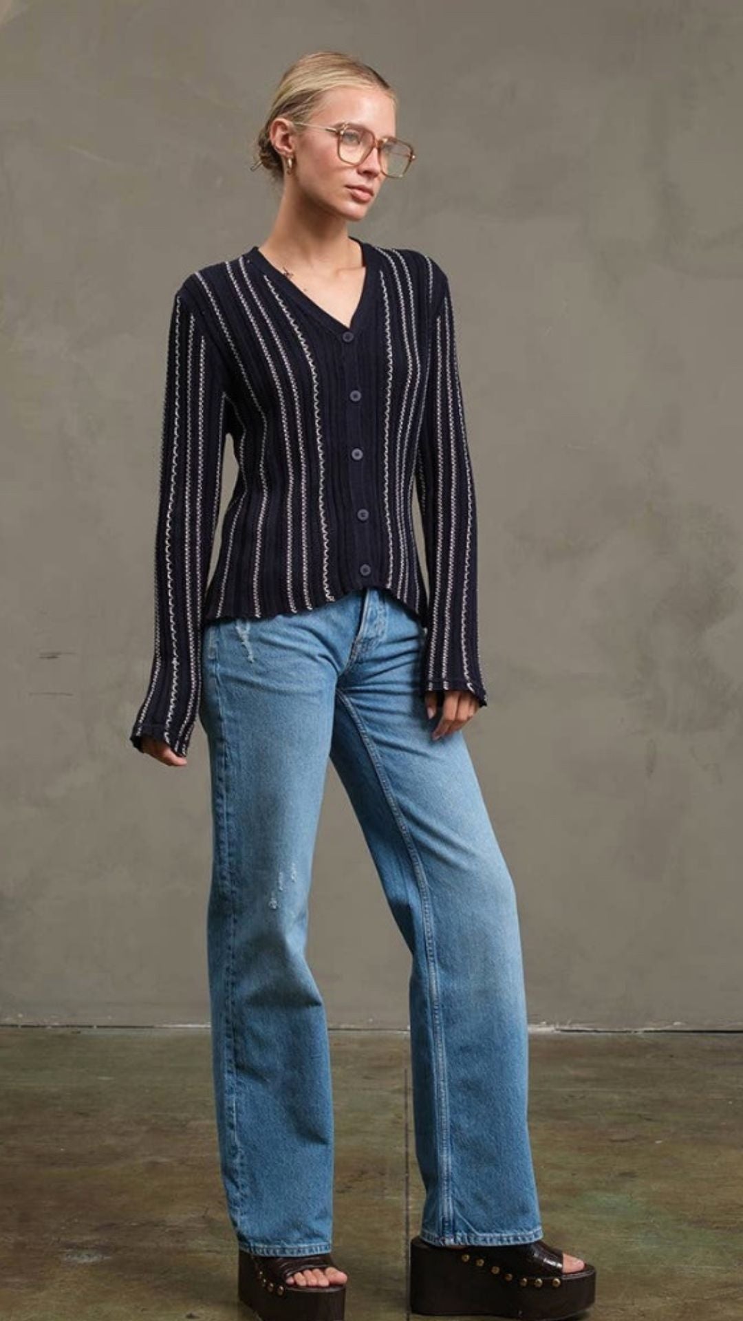 Wavy Days Cardigan