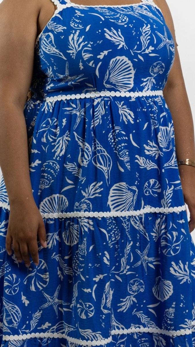Tidal Treasures Midi Dress - U Pretty Things
