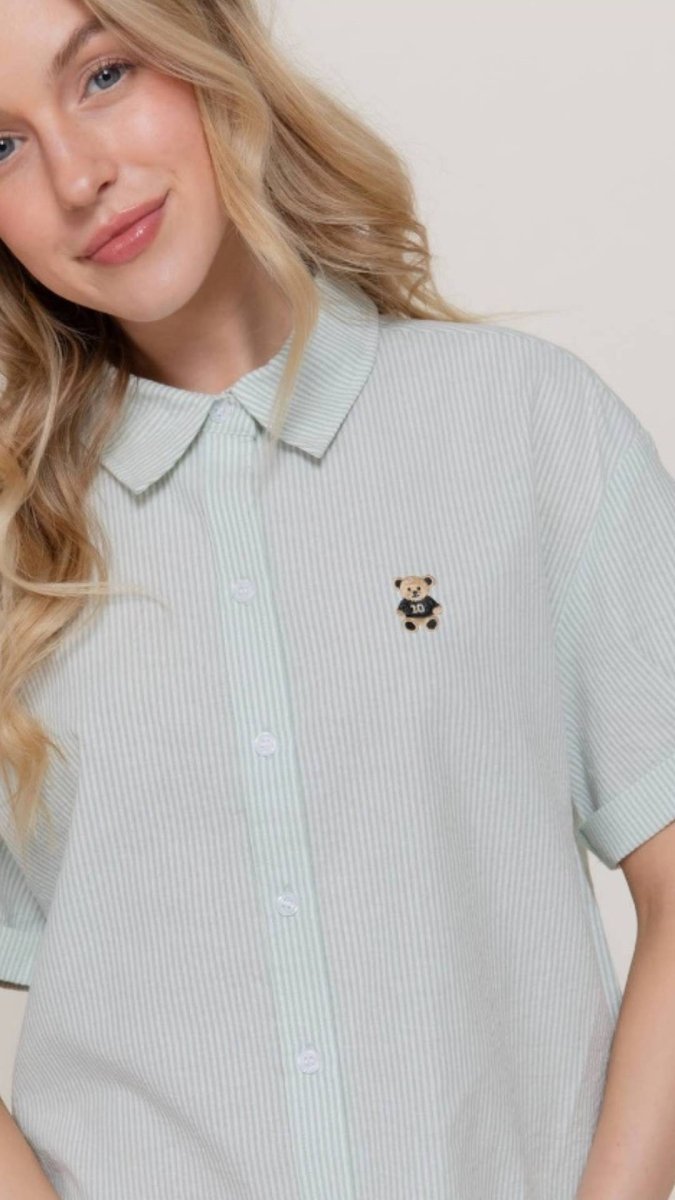 The Teddy Breeze Button Up - U Pretty Things