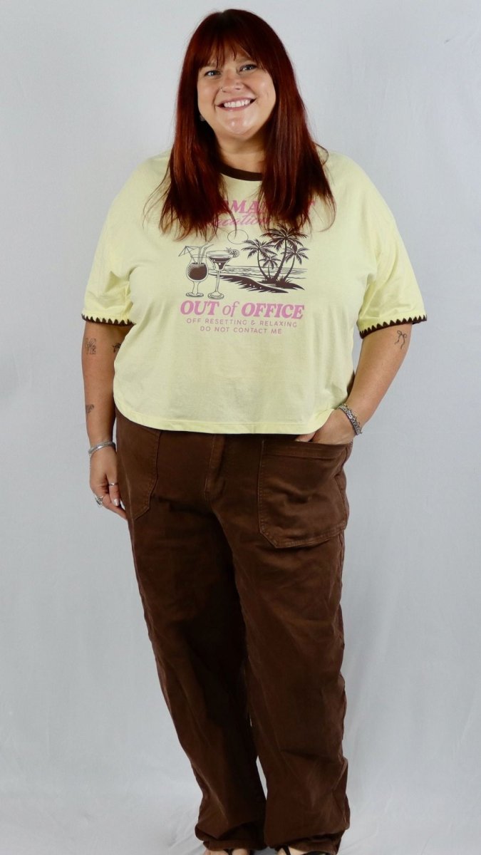 Permanent Vacation Embroidered Tee