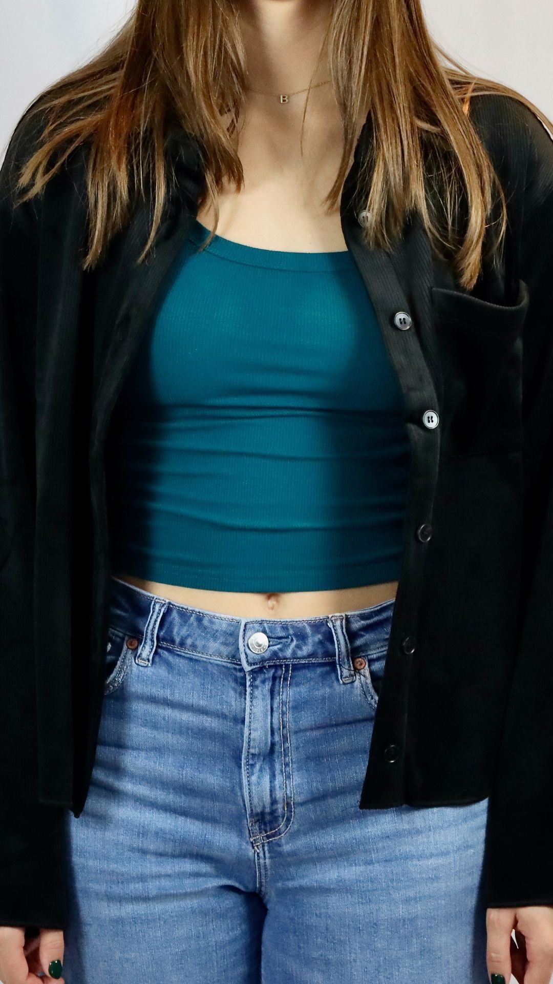 CORDUROY AND  VELVET JACKET