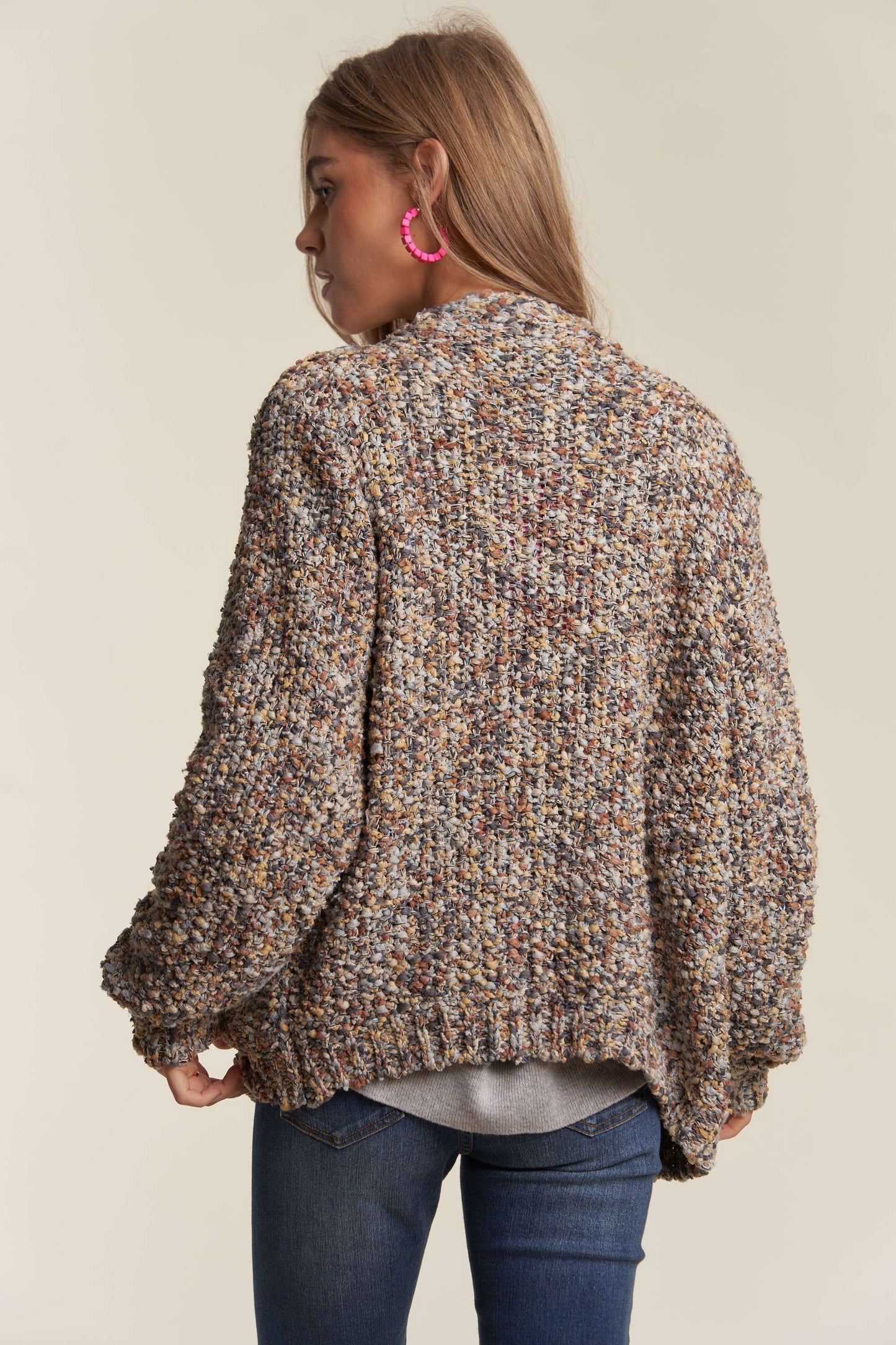 MULTI COLOR SWEATER CARDIGAN